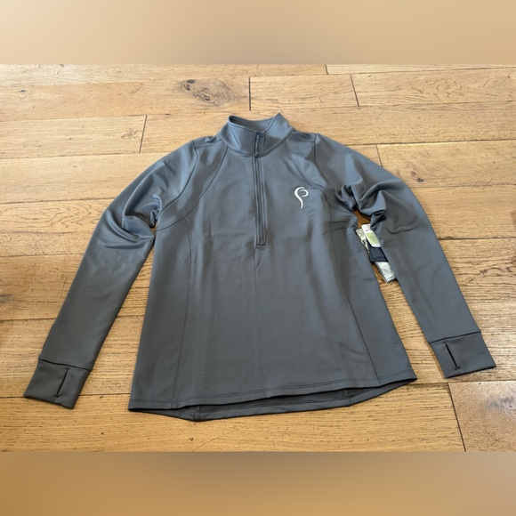 Prois‎ Tintri Performance Cumbre Gray Quarter-Zip Pullover Women’s XL NWT - Picture 1 of 10